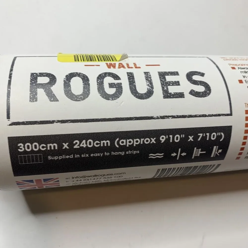 Broken Concrete Wall-Wall Rogues 300cm x 240cm Wallpaper Mural 1 Roll